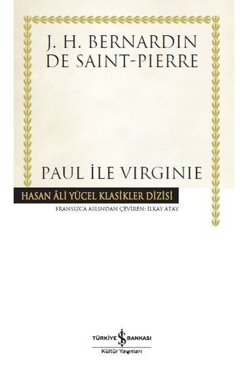 Paul ile Virginie-Hasan Ali Yücel K, Clt - J.H. BERNARDIN DE SAINT-PIERRE