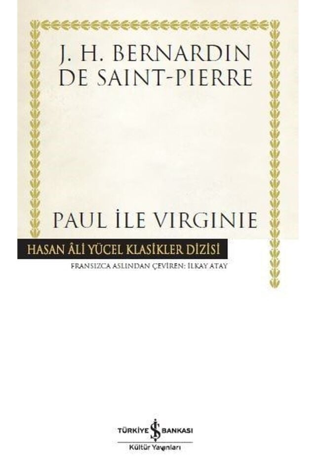 Paul ile Virginie-Hasan Ali Yücel K, Clt - J.H. BERNARDIN DE SAINT-PIERRE