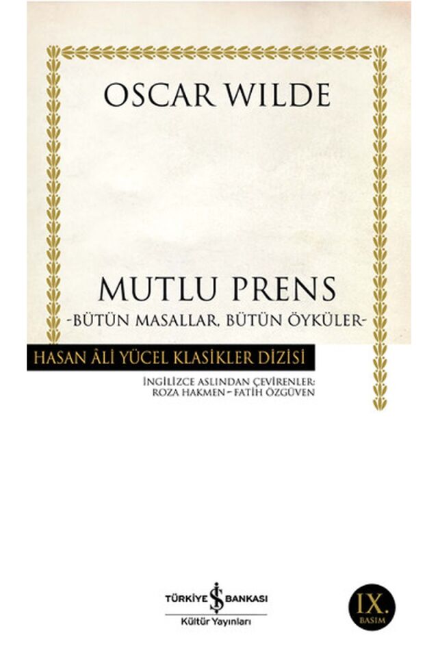 Bütün Masallar, Bütün Öyküler-Hasan, Clz - OSCAR WILDE