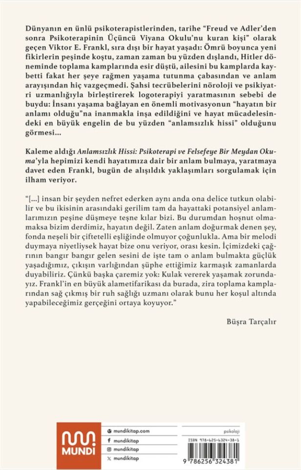 Anlamsızlık Hissi Kitabı – Varoluş ve İçsel Sorgulama