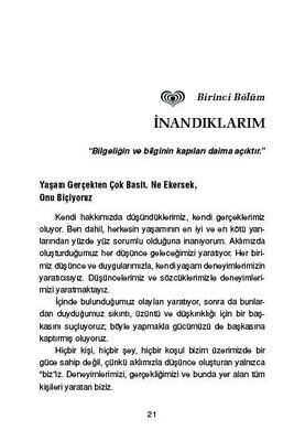 Düşünce Gücüyle Tedavi