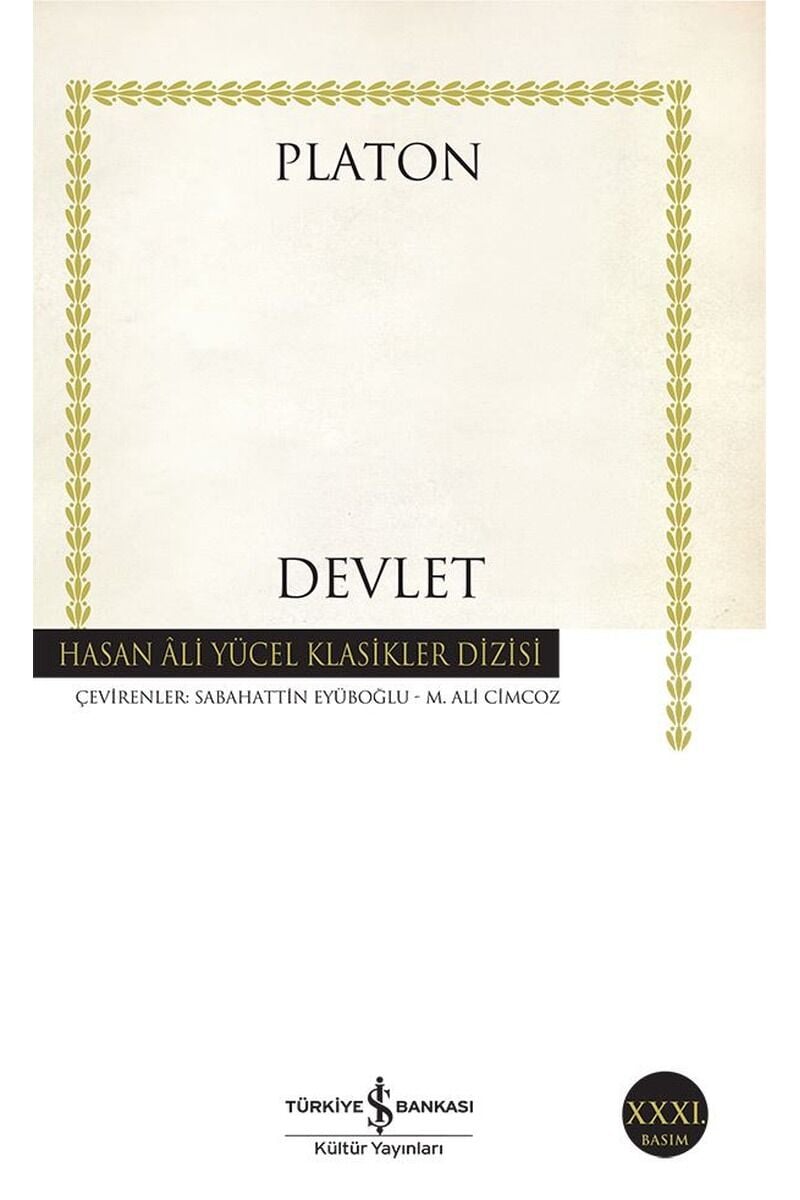Devlet-Hasan Ali Yücel Klasikleri, Clz - PLATON