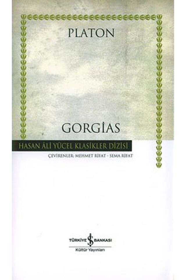 Gorgias-Hasan Ali Yücel Klasikleri, Clz - PLATON