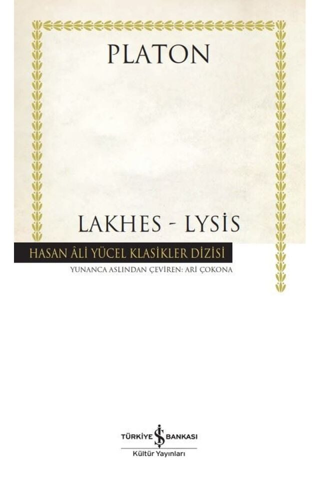 Lakhes-Lysis-Hasan Ali Yücel Klasik, Clz - PLATON