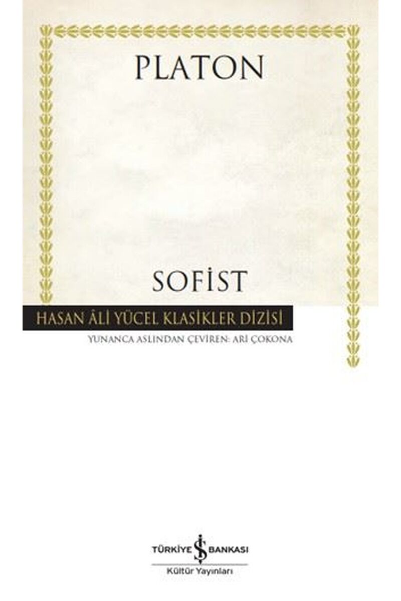 Sofist-Hasan Ali Yücel Klasikler, Clz - PLATON