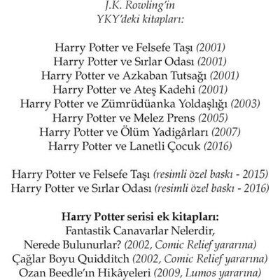 HARRY POTTER VE FELSEFE TAŞI