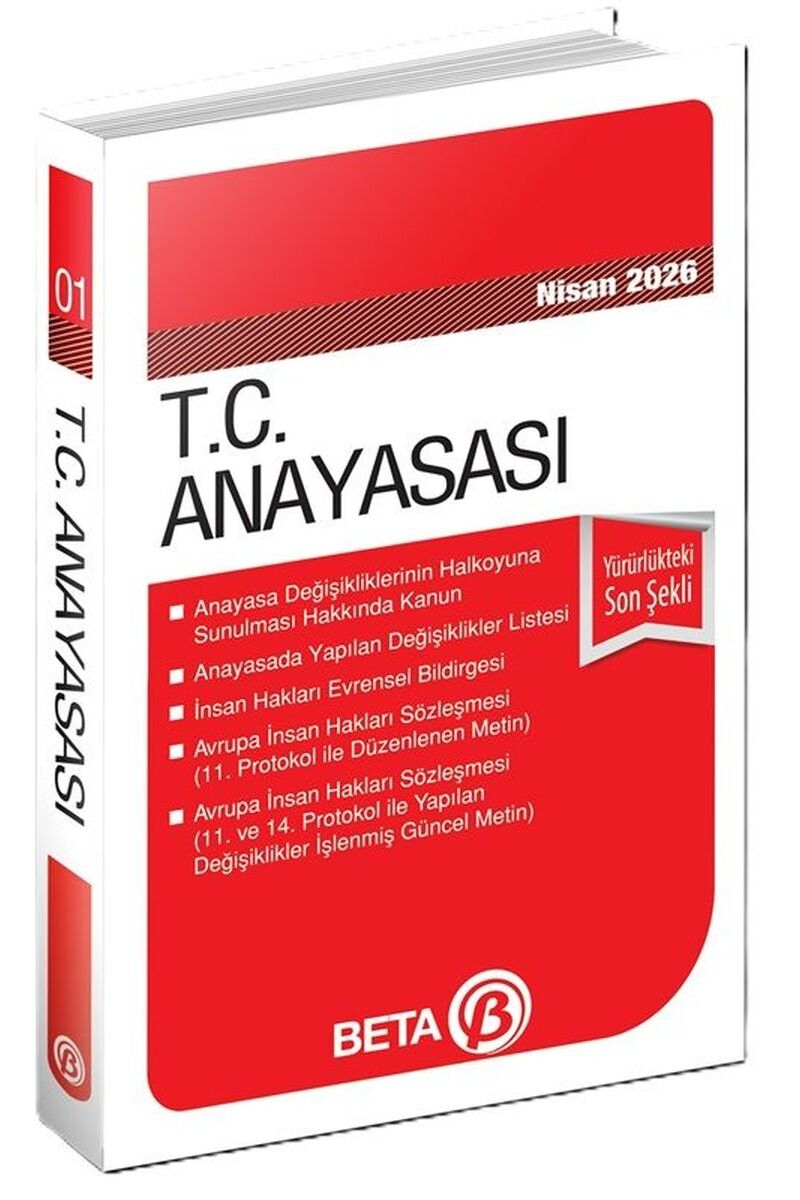 T.C. Anayasası Nisan 2026, Cpb - KOLEKTIF