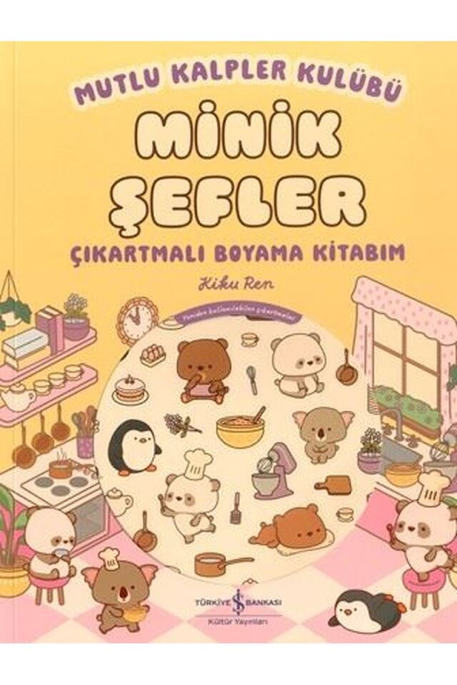 Minik Şefler-Çıkartmalı Boyama Kita, Clz - KIKU REN