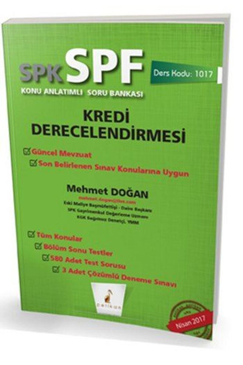 SPK SPF Kredi Derecelendirmesi Konu, Clz - MEHMET DOĞAN