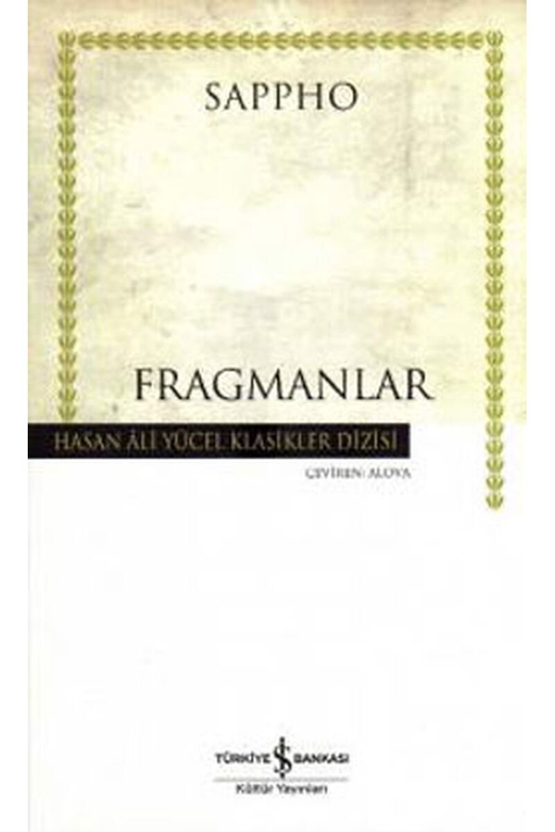 Fragmanlar-Hasan Ali Yücel Klasikle, Clz - SAPPHO