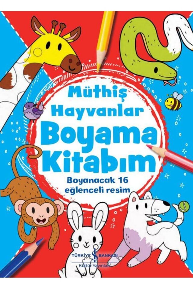 Müthiş Hayvanlar Boyama Kitabım, Clz - KOLEKTIF