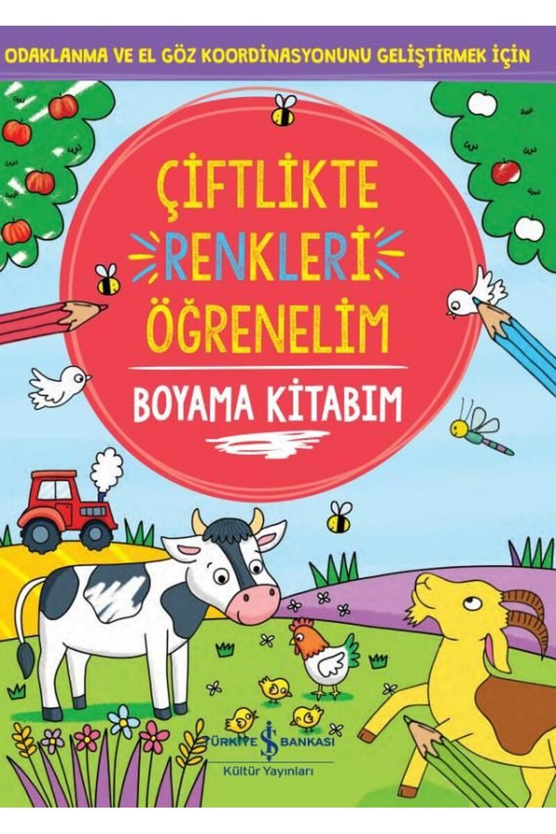 Çiftlikte Renkleri Öğrenelim-Boyama, Clz - KOLEKTIF