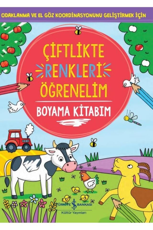 Çiftlikte Renkleri Öğrenelim-Boyama, Clz - KOLEKTIF