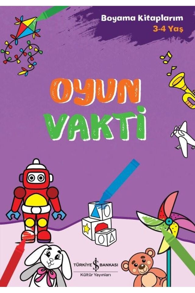 Oyun Vakti-Boyama Kitaplarım 3-4 Ya, Clz - KOLEKTIF