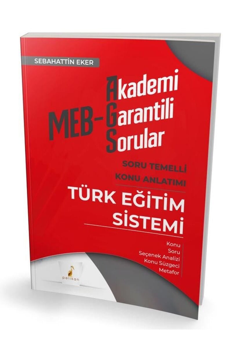 MEB-AGS Türk Eğitim Sistemi Soru Te, Clz - SEBAHATTIN EKER