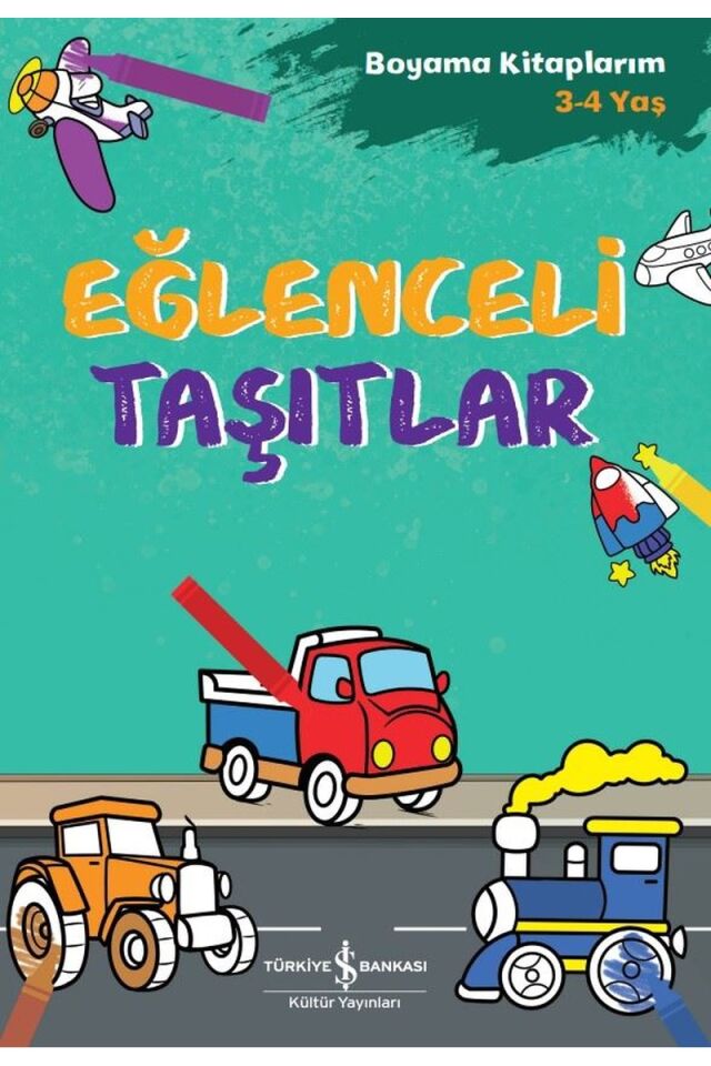 Eğlenceli Taşıtlar-Boyama Kitapları, Clz - KOLEKTIF
