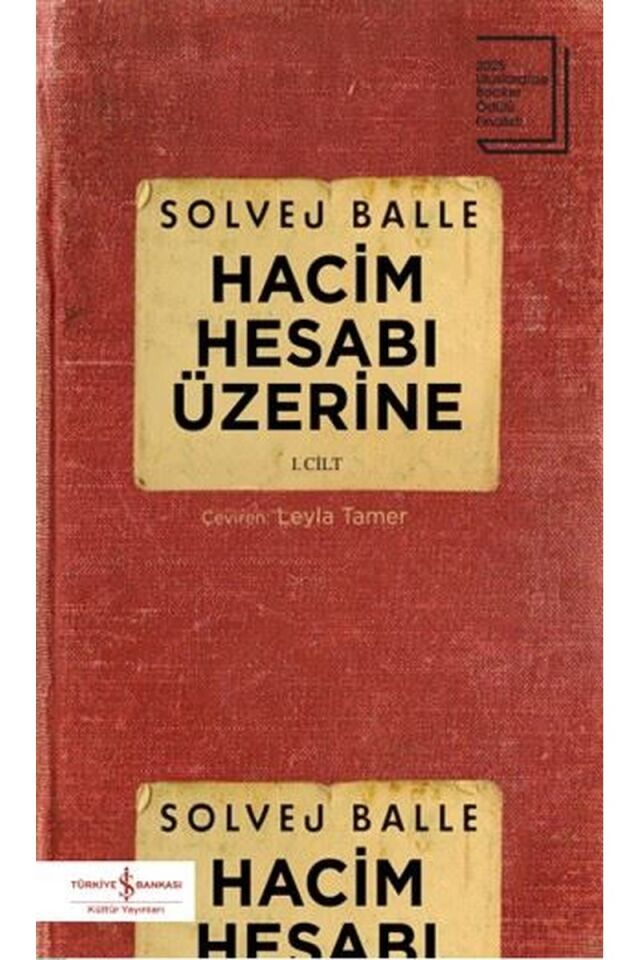 Hacim Hesabı Üzerine 1.Cilt, Clz - SOLVEJ BALLE