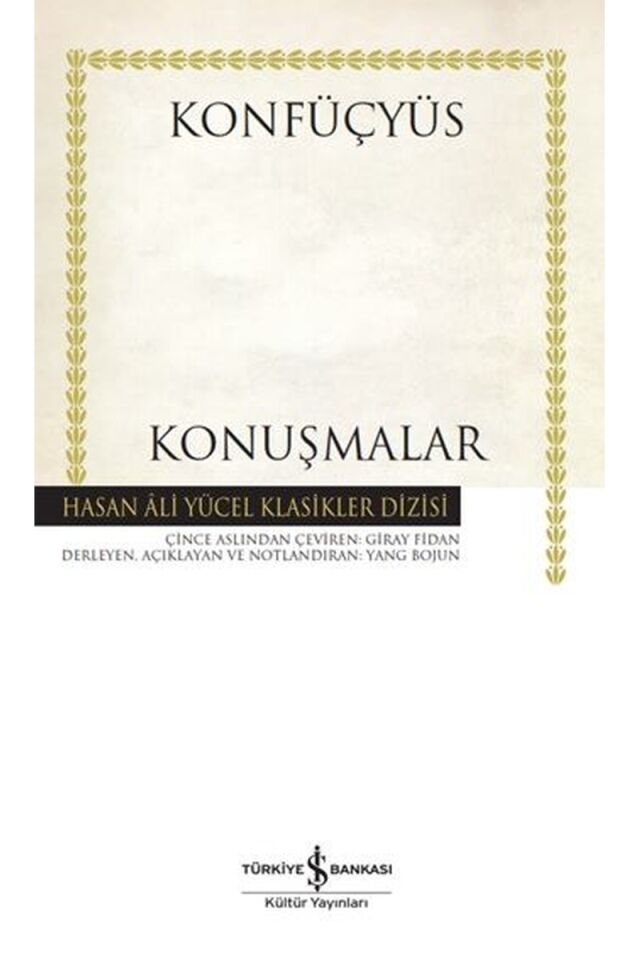 Konuşmalar-Hasan Ali Yücel Klasikle, Clz - KONFÜÇYÜS