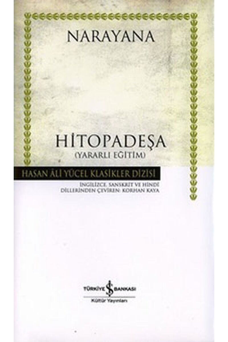 Narayana-Hitopadeşa -Yararlı Eğitim, Clz - KORHAN KAYA