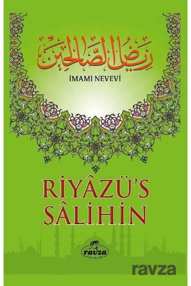 Riyazü's Salihin (Büyük Boy-Tek Cilt-İthal Kağıt) - رياض الصالحين من كلام سيد المرسلين عربي تركي