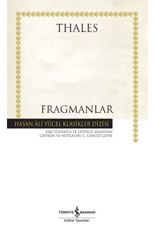 Fragmanlar-Hasan Ali Yücel Klasikle, Clt - THALES