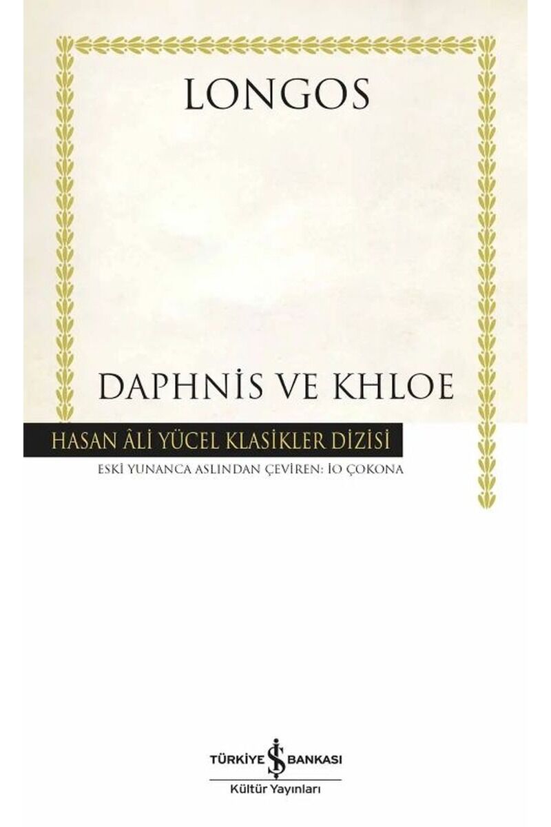 Daphnis ve Khloe-Hasan Ali Yücel Kl, Clt - LONGOS