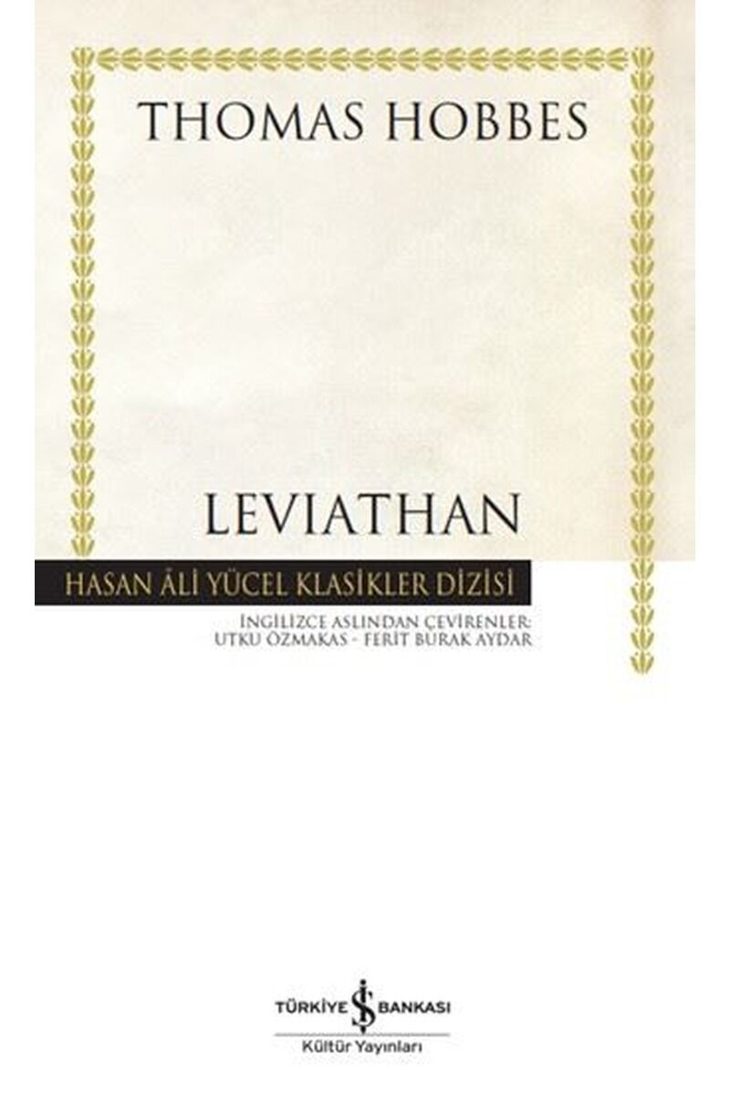 Leviathan-Hasan Ali Yücel Klasikler, Clt - Thomas Hobbes