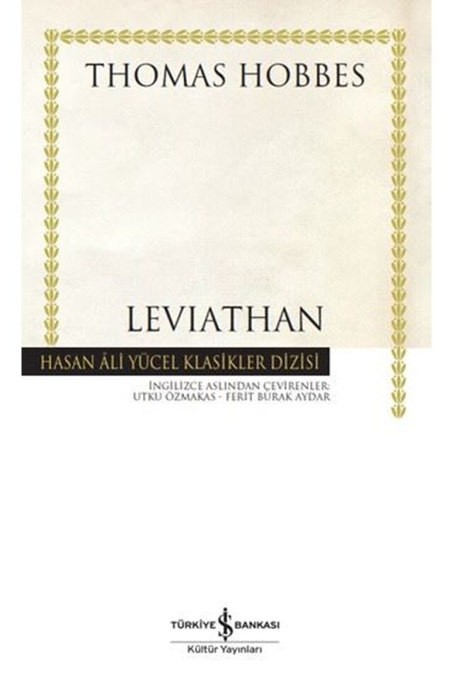 Leviathan-Hasan Ali Yücel Klasikler, Clt - Thomas Hobbes