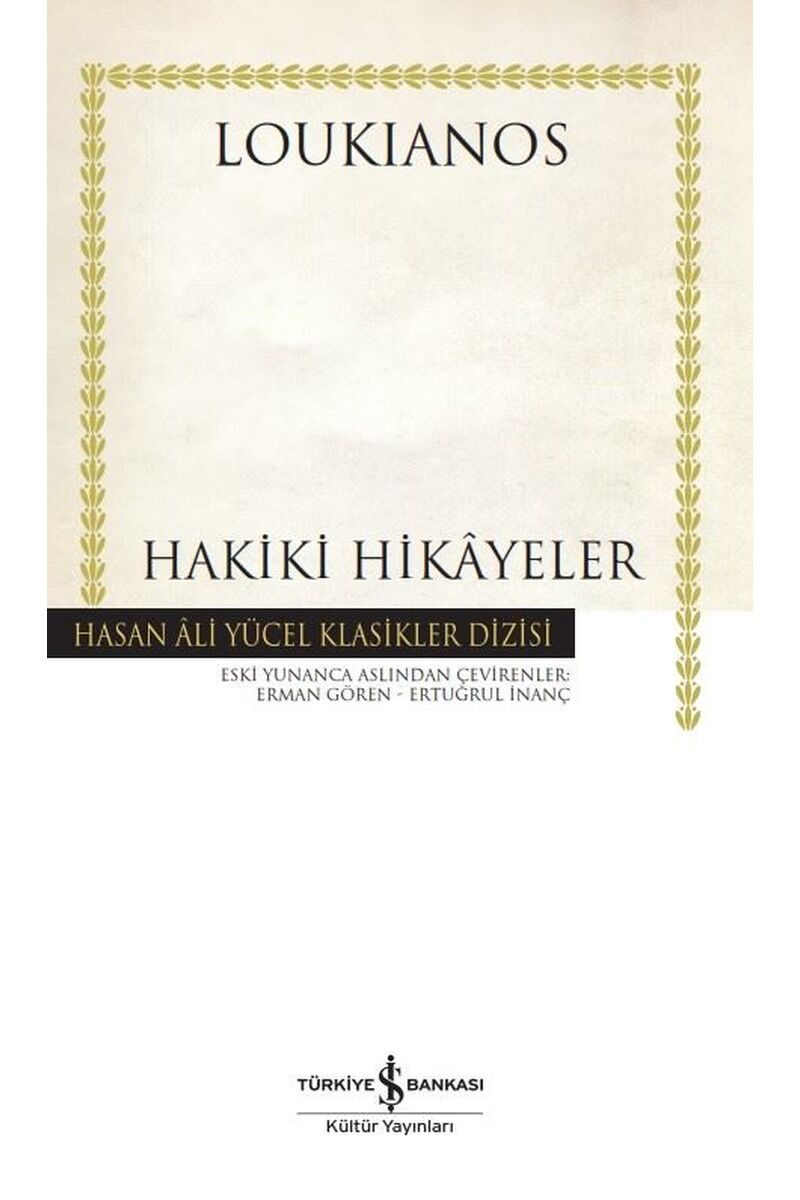 Hakiki Hikayeler-Hasan Ali Yücel Kl, Clt - LOUKIANOS
