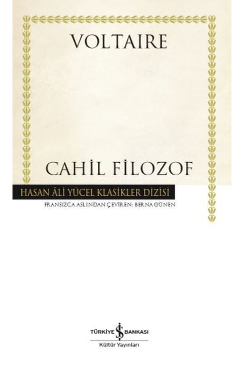 Cahil Filozof, Clz - VOLTAIRE