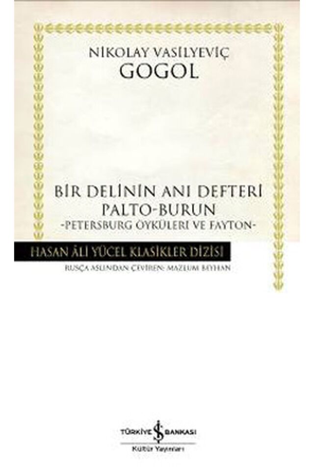 Bir Delinin Anı Defteri-Hasan Ali Y, Clz - MAZLUM BEYHAN