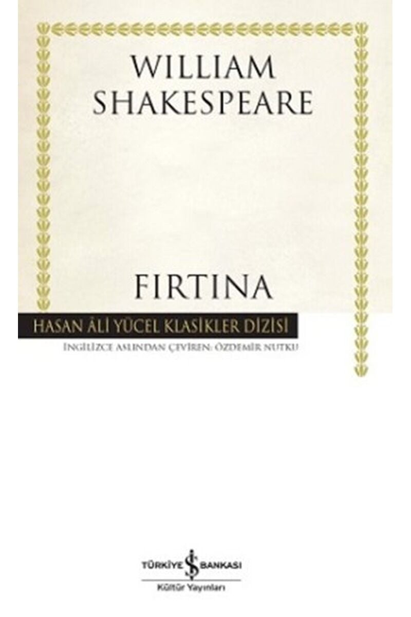 Fırtına, Clt - WILLIAM SHAKESPEARE