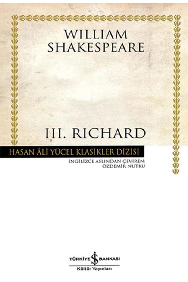 3.Richard-Hasan Ali Yücel Klasikler, Clz - WILLIAM SHAKESPEARE