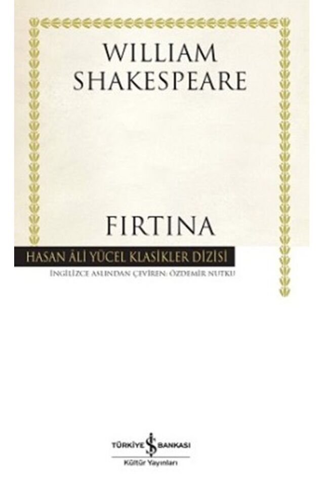 Fırtına, Clz - WILLIAM SHAKESPEARE