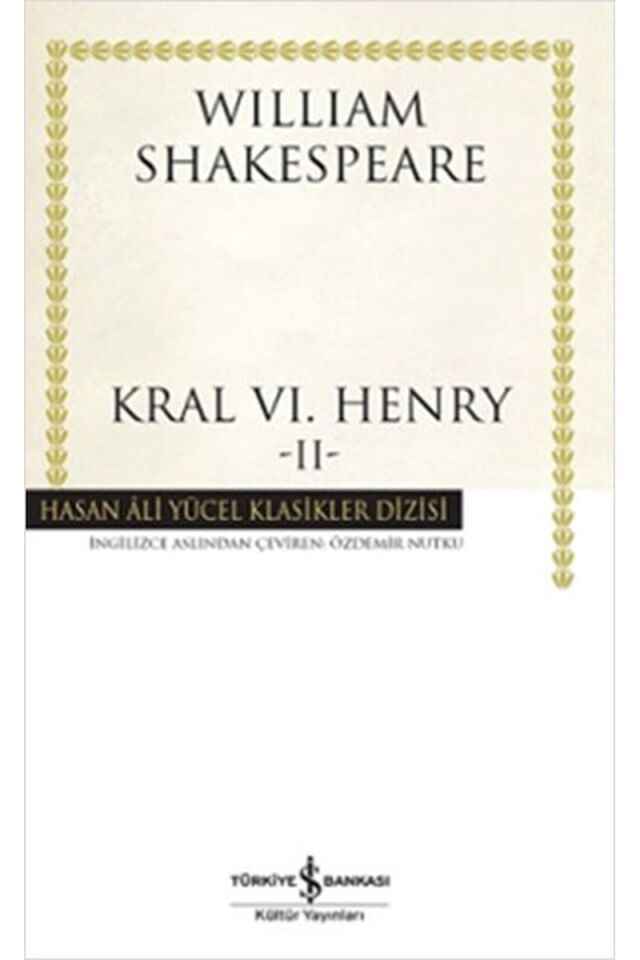 Kral 6. Henry 2, Clz - WILLIAM SHAKESPEARE