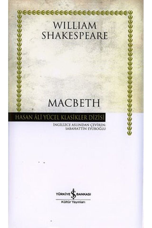 Macbeth-Hasan Ali Yücel Klasikleri, Clz - WILLIAM SHAKESPEARE