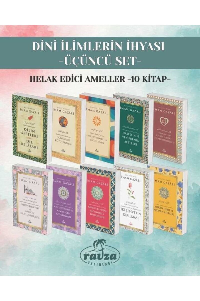 Dini İlimlerin İhyası  - Üçüncü Set ;Helak Edici Ameller (10 kitap)
