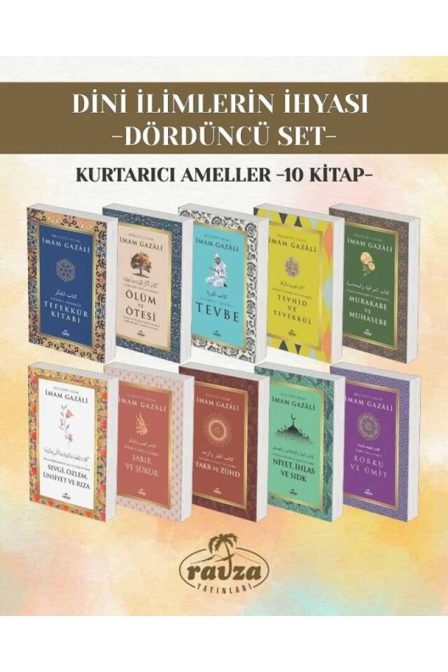 Dini İlimlerin İhyası  - Dördüncü Set ;Kurtarıcı Ameller (10 kitap)