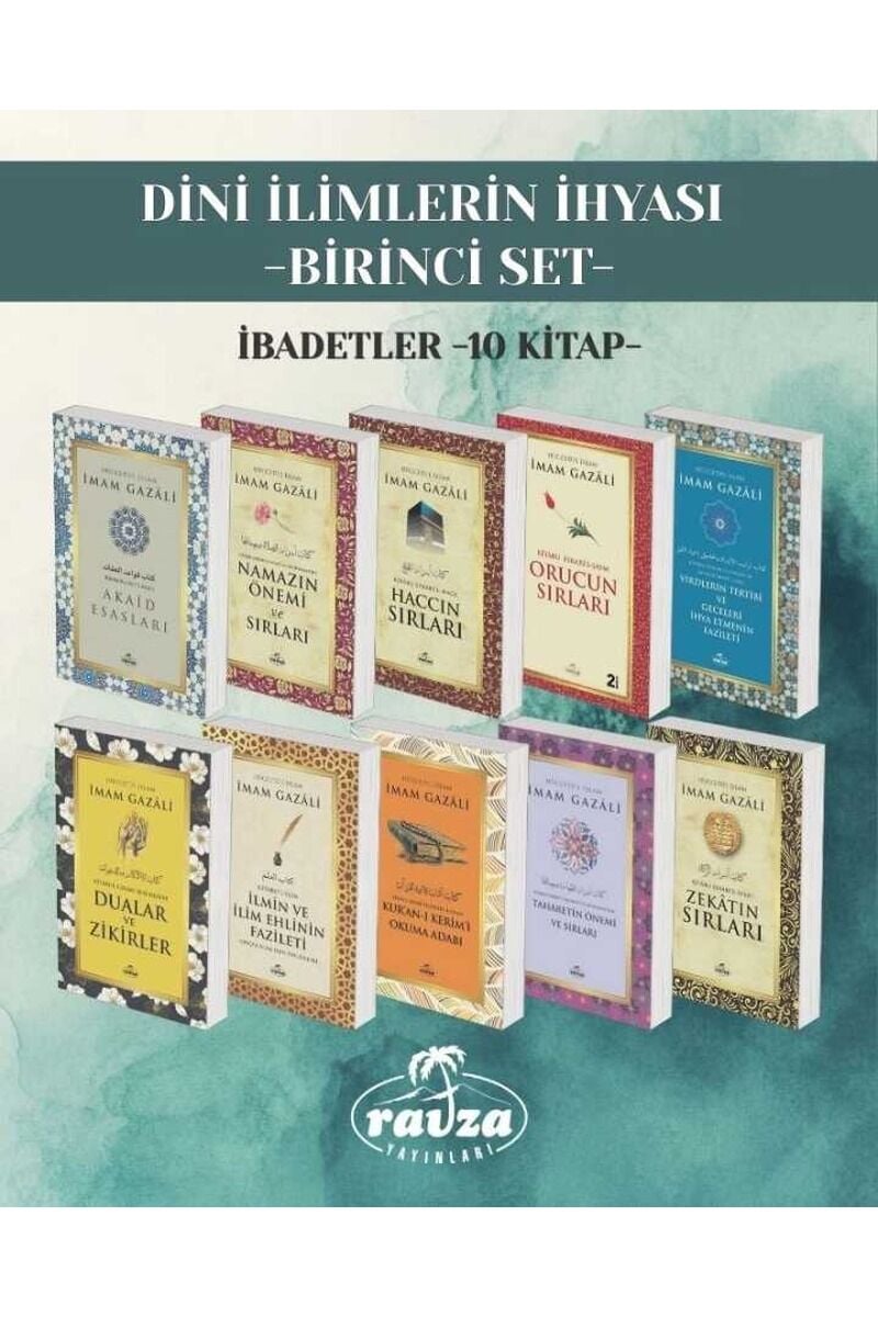 Dini İlimlerin İhyası  - Birinci Set; İbadetler (10 kitap)