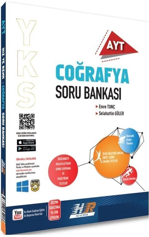 YKS AYT HIZ ve RENK S.B. COĞRAFYA - 2026-27