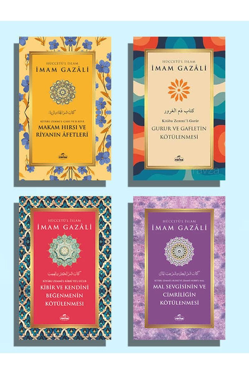 Kalbin Hastalıklarıyla Mücadele – İmam Gazâlî Ahlak Serisi;Mal Sevgisinin ve Cimriliğin Kötülenmesi, Makam Hırsı ve Riyanın Âfetleri Gurur ve Gafletin Kötülenmesi, Kibir ve Kendini Beğenmenin Kötülenmesi