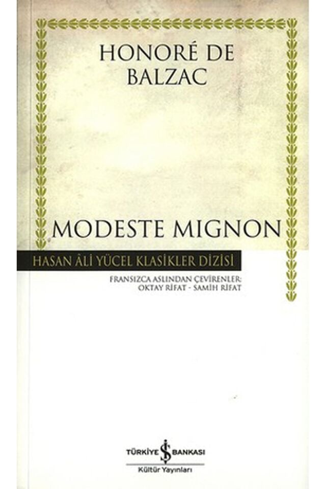 Modeste Mignon-Hasan Ali Yücel Klas, Clz - HONORE DE BALZAC