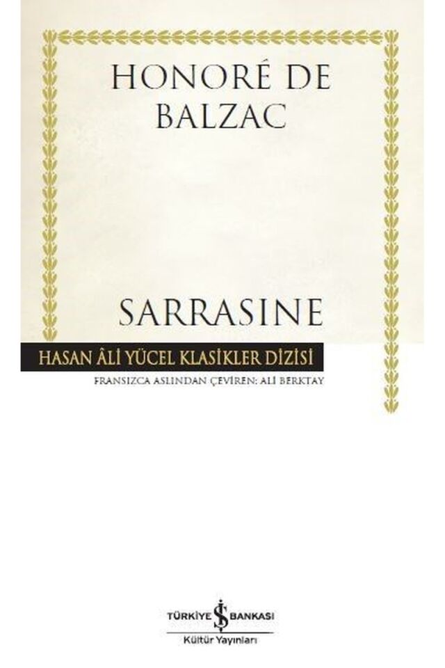 Sarrasine, Clz - HONORE DE BALZAC