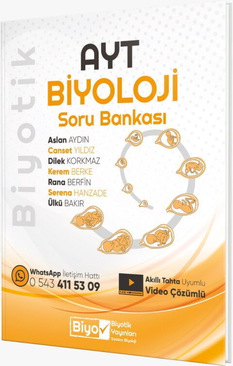 BİYOTİK YKS AYT SORU BANKASI BİYOLOJİ -