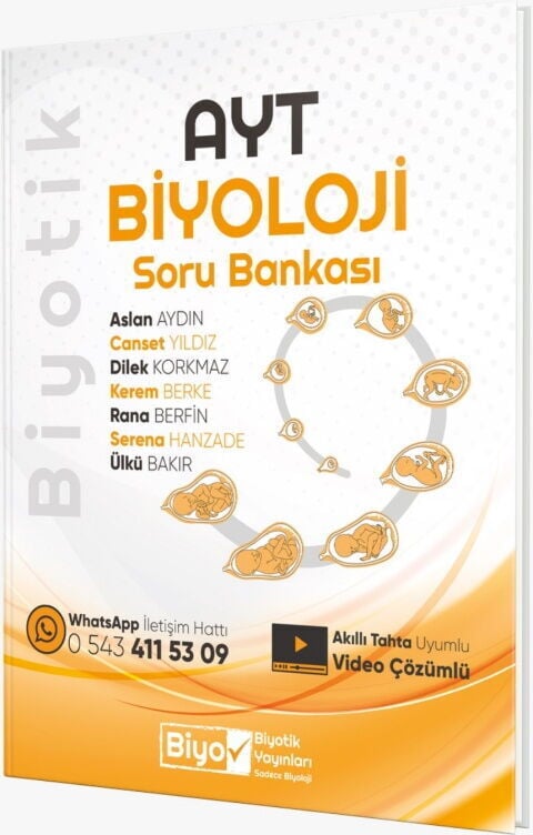 BİYOTİK YKS AYT SORU BANKASI BİYOLOJİ -