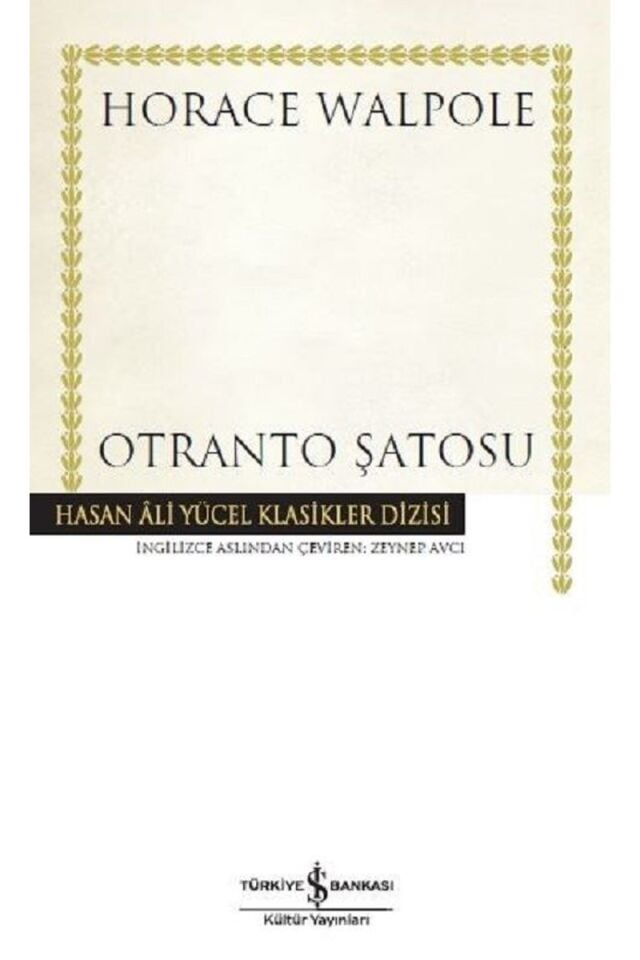 Otranto Şatosu, Clz - HORACE WALPOLE
