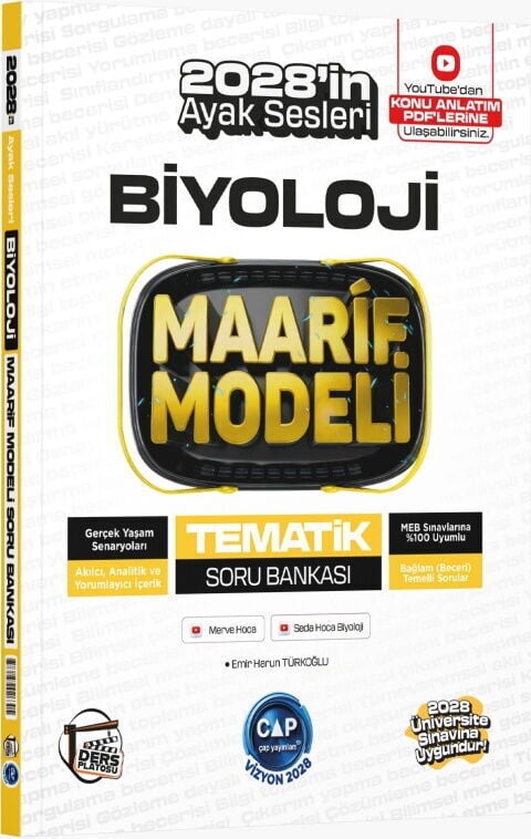 ÇAP ÜNİHAZ. MAARİF TEMATİK S.B. BİYOLOJİ - 2026