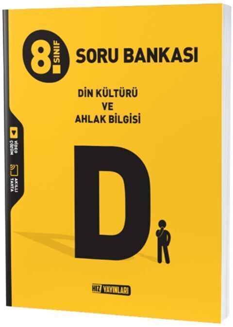 8. SINIF DİN KÜLTÜRÜ VE AHLAK BİLGİSİ SORU