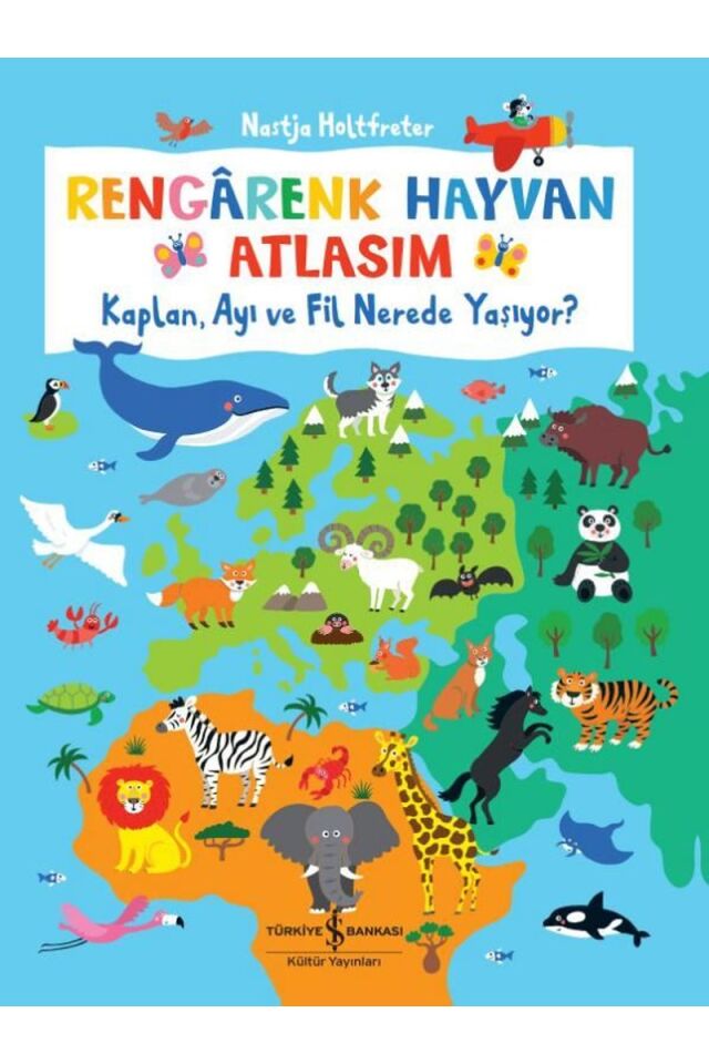 Rengarenk Hayvan Atlasım-Kaplan, Ay, Clt - NASTJA HOLTFRETER