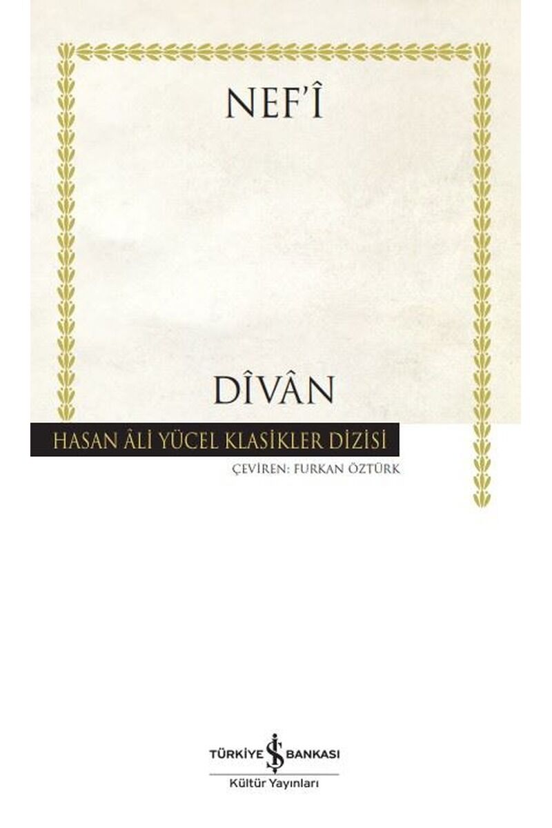 Divan-Hasan Ali Yücel Klasikler, Clz - NEF'I